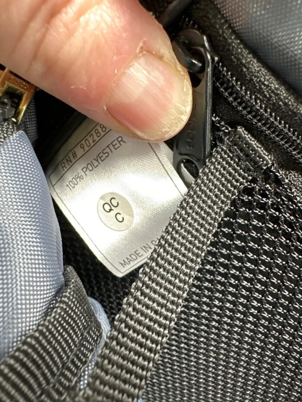 Adidas Linear Mini Backpack Black/White With Gold Zippers